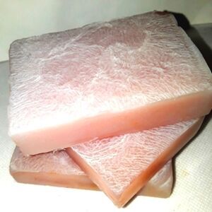HAND crafted  new  Pink Gardina organic soap bar